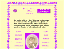 Tablet Screenshot of florence-scovel-shinn.com